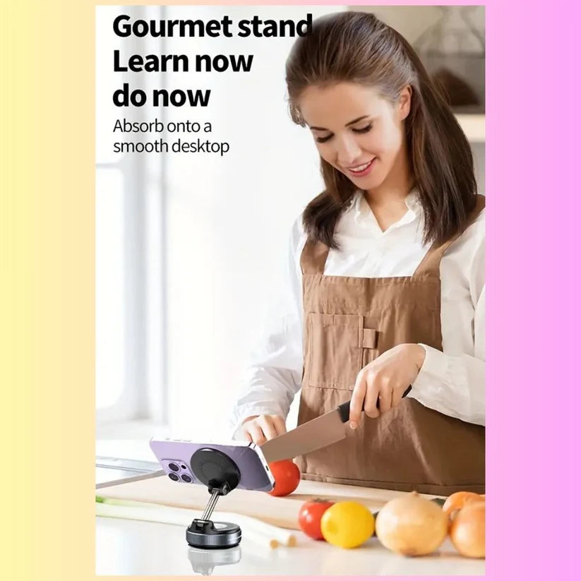 Vacuum Suction Magnetic Phone Holder