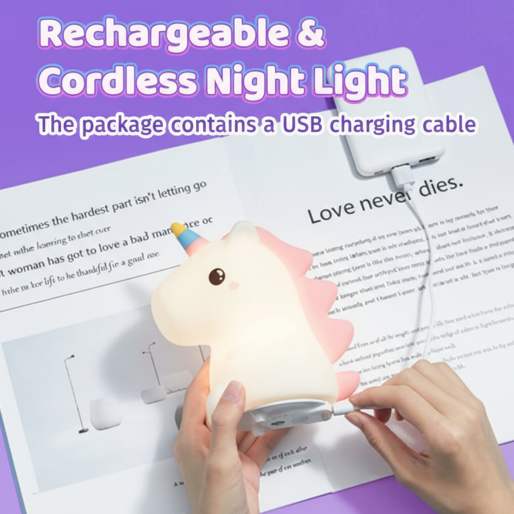 Unicorn Night Light Lamp