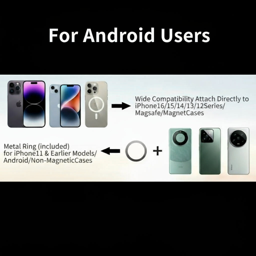 Vacuum Suction Magnetic Phone Holder